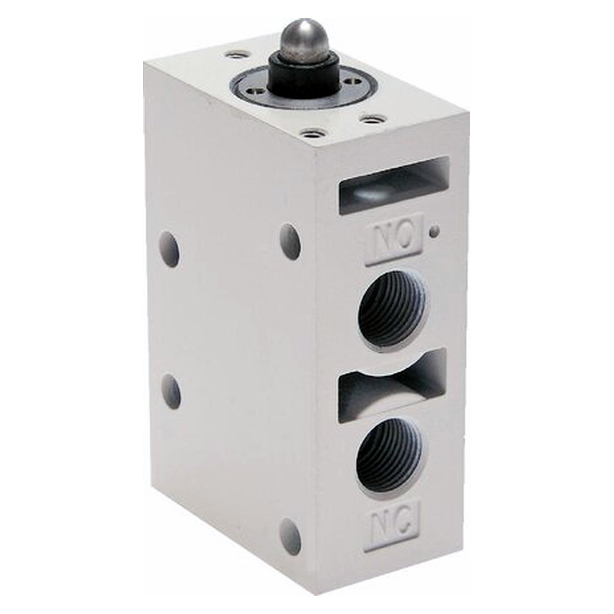 3/2-way limit valve, Cam, G 1/8", 450 l/min, 0 to 8 bar, exhaust G 1/8", body aluminium