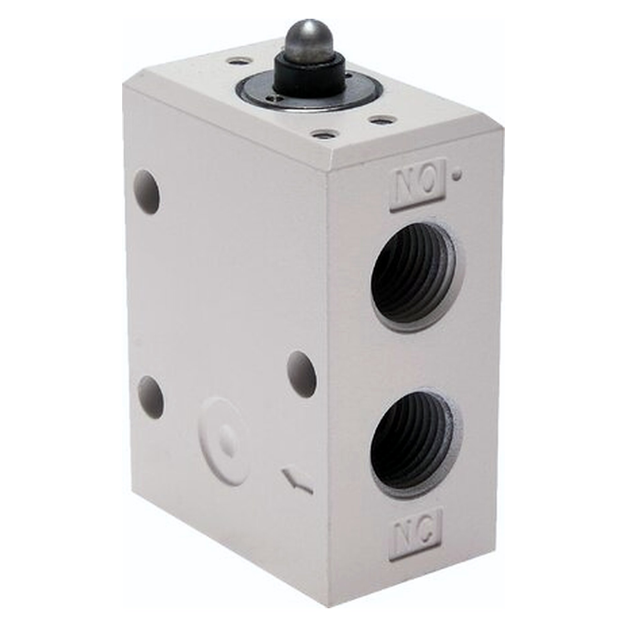 3/2-way limit valve, Cam, G 1/4", 700 l/min, 0 to 8 bar, exhaust G 1/4", body aluminium