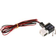 YPC YS10 ML-D4. 3/2-Wege Magnetventil, Flansch (5,6 x 6,8), Federrückstellung (NC), 24 V DC