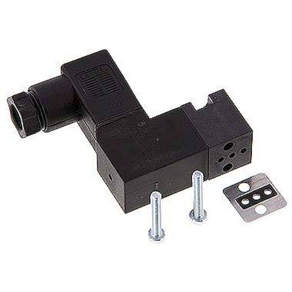 YPC YSV20 DPSC-D2. 3/2-Wege Magnetventil, Flansch (7,6 x 9,7), Federrückstellung (NC), 12 V DC