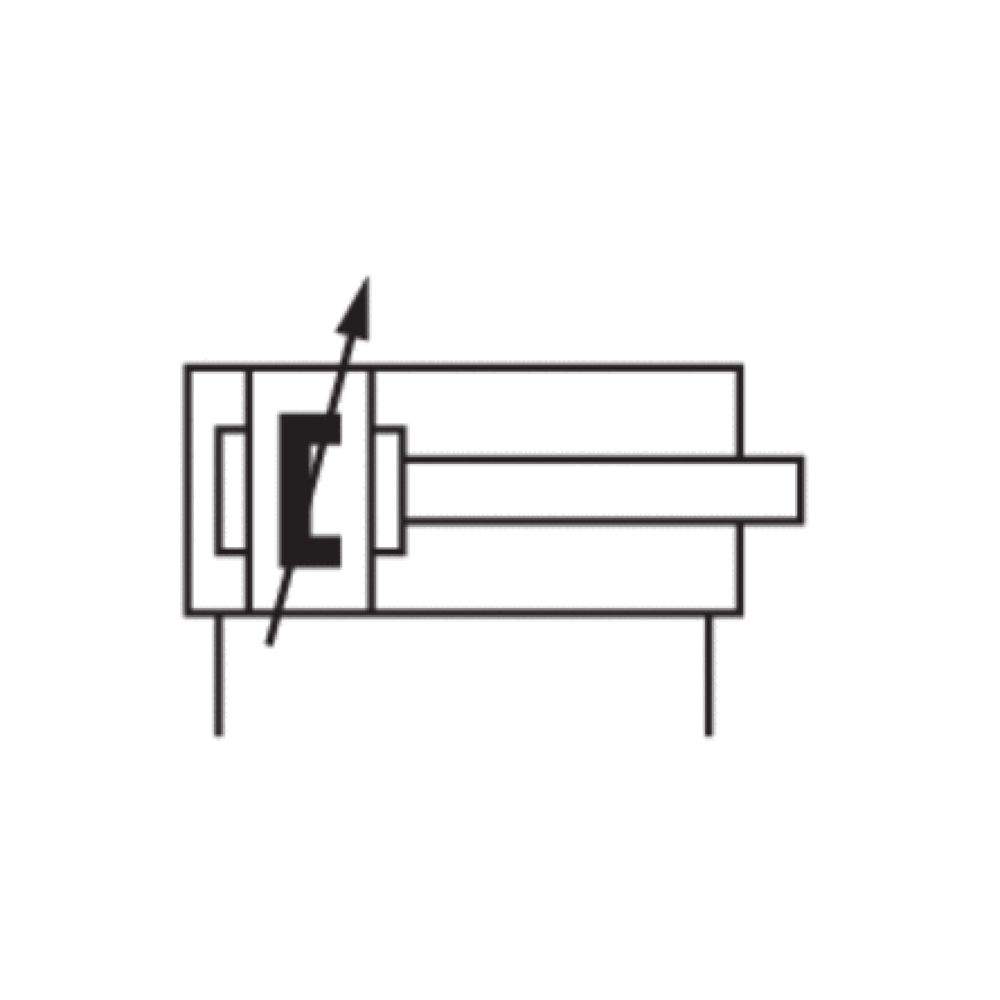 Aventics Tie rod cylinder ISO 15552, Series TRB R480605358 TRB-DA-125-0500-0122131100000000000000-B