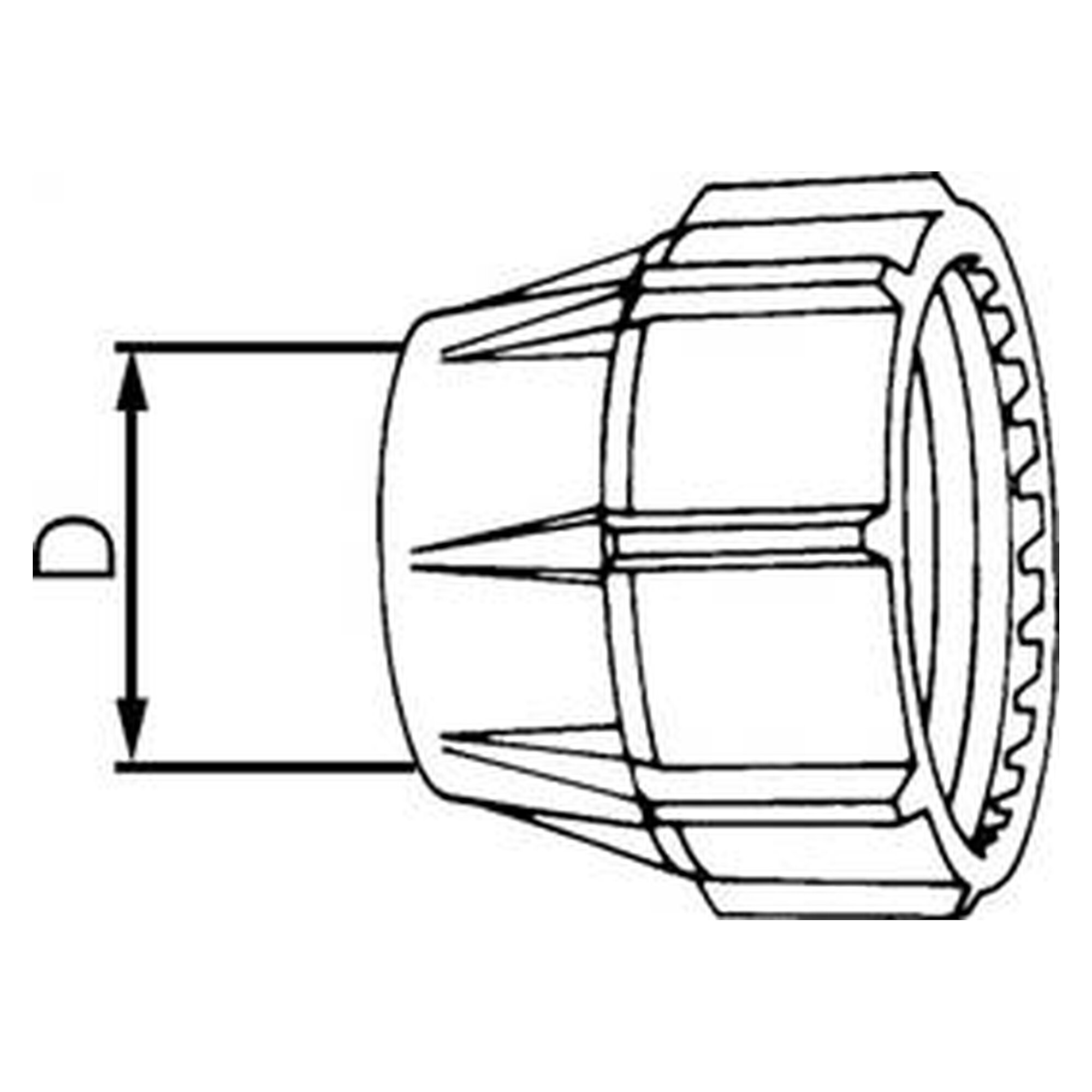 PEX pipe fitting, tube 40 mm, PP, operating pressure up to 10 bar