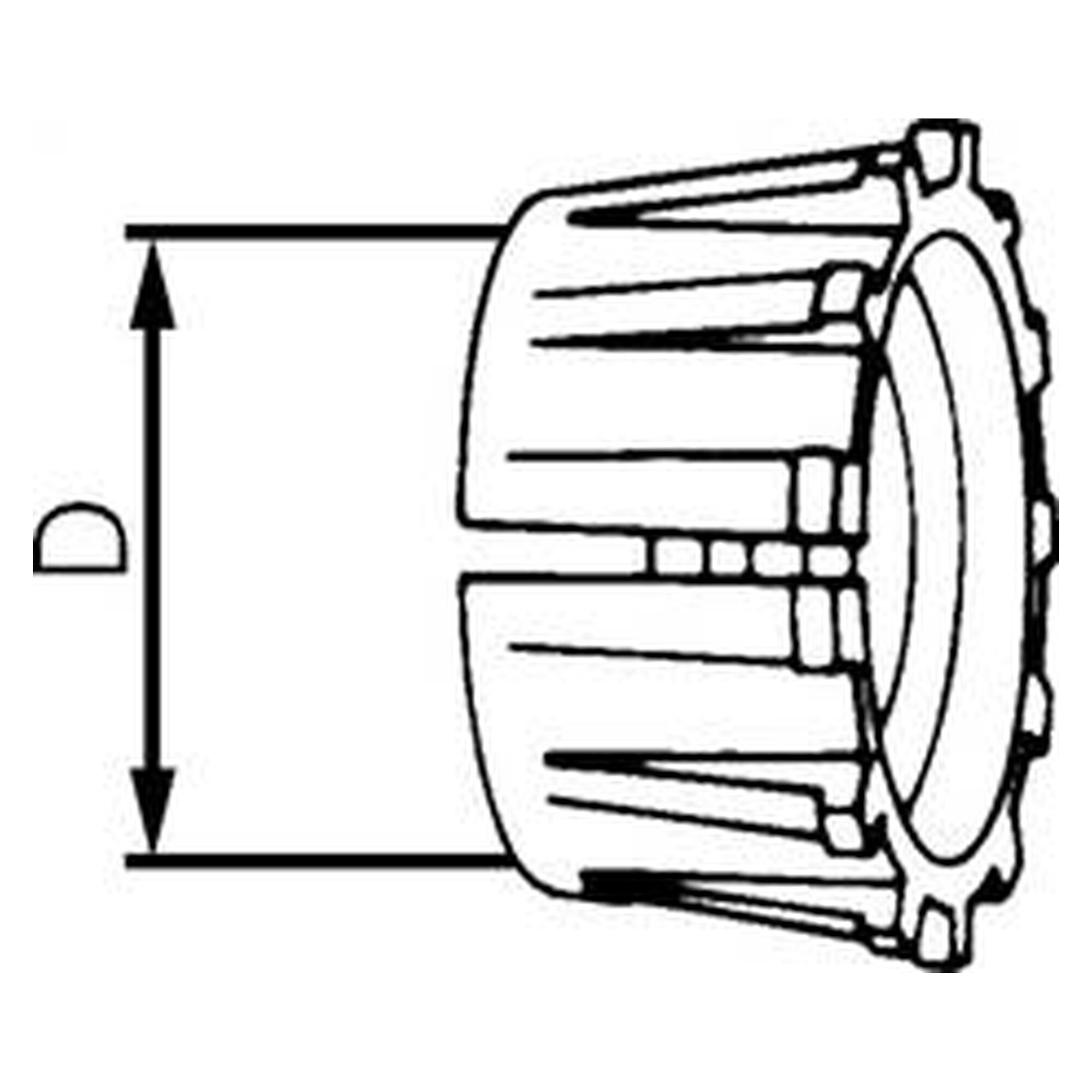 PEX-Rohrverschraubung, Schlauch 32 mm, PP, 10 bar, Betriebsdruck bis 10 bar