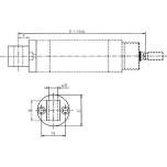 TGR 32 ES. Loop strap swivel fastening, clean profile 32 mm, 1.4404