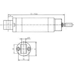 TGR 32 ES. Loop strap swivel fastening, clean profile 32 mm, 1.4404