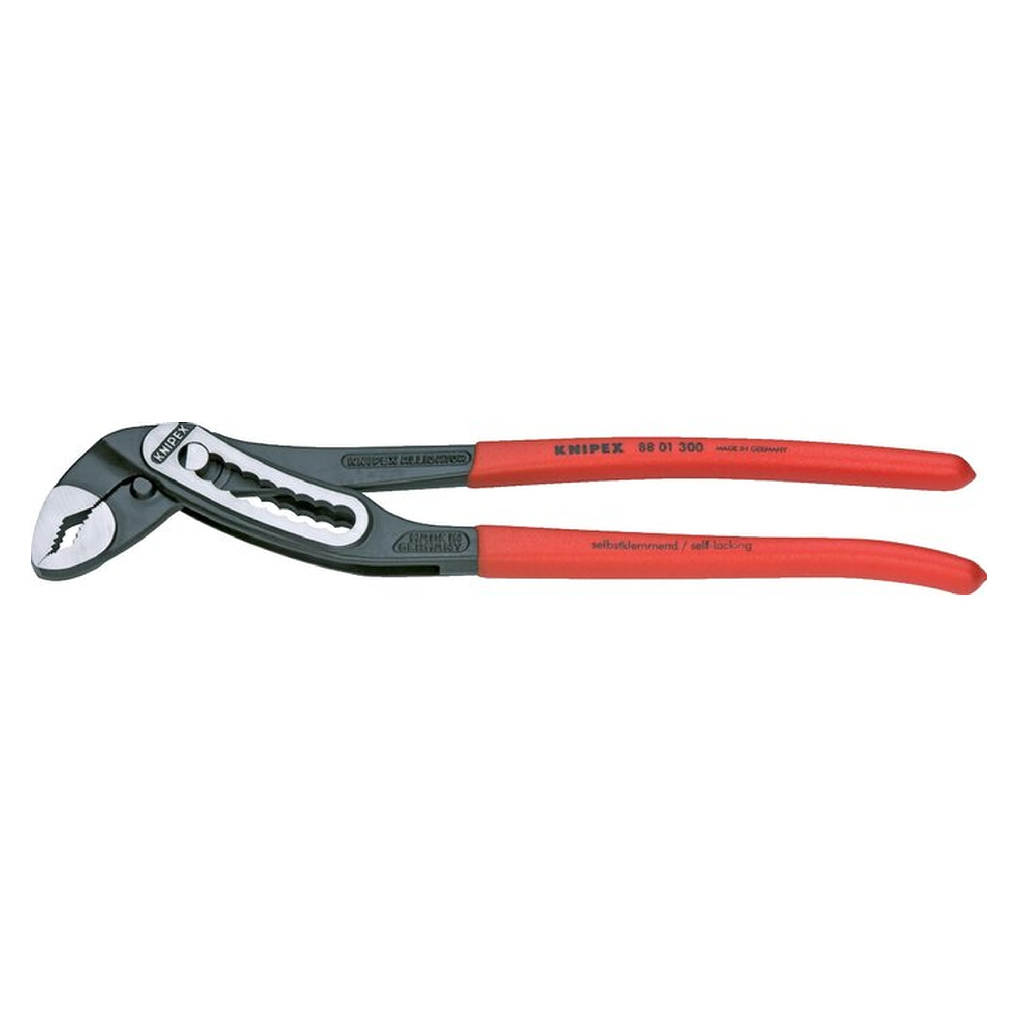 water pump pliers, Alligator, 180mm, version polished, with dipped plastic handles