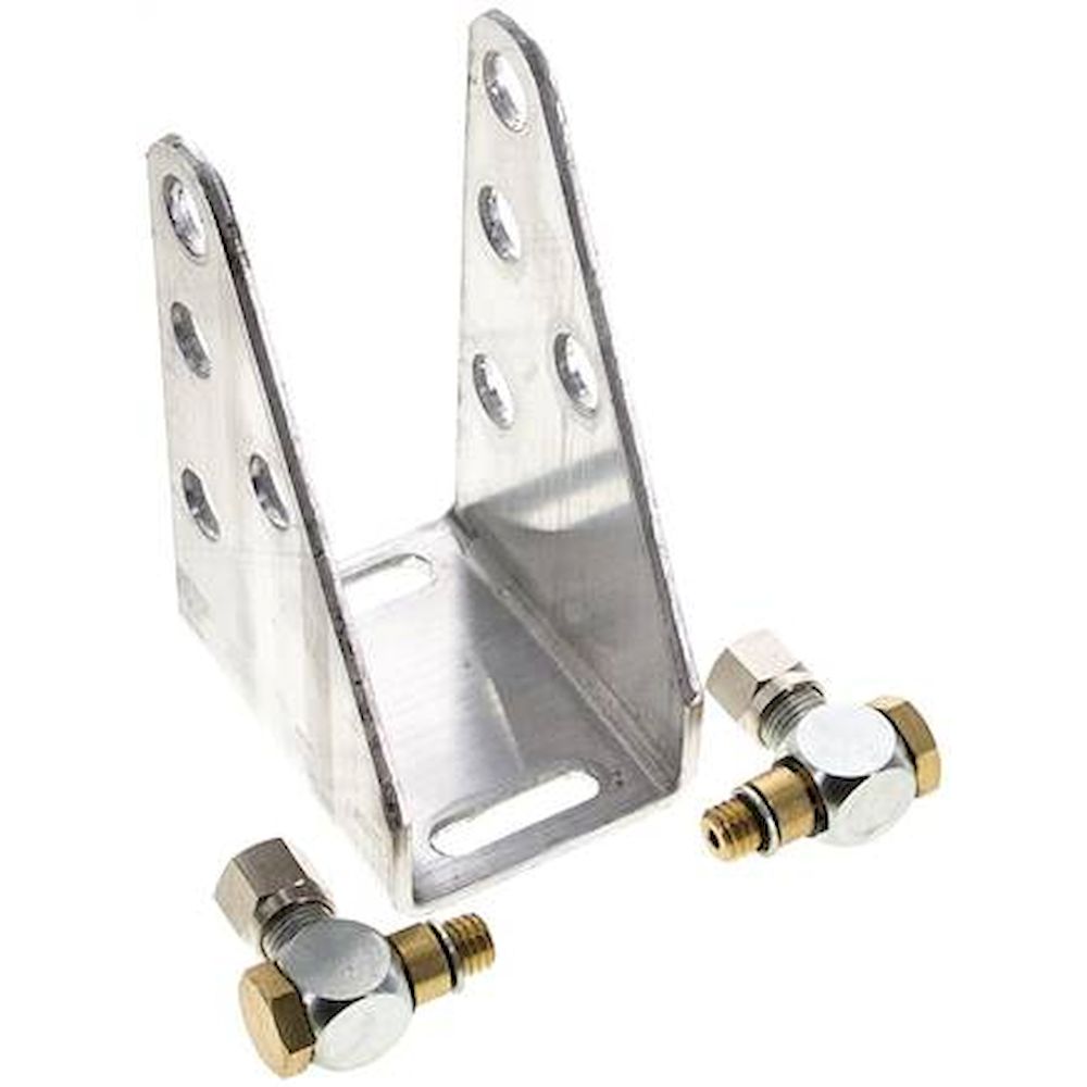 Schwenkbefestigung für RWA-Zylinder mit 2 Verschraubungen