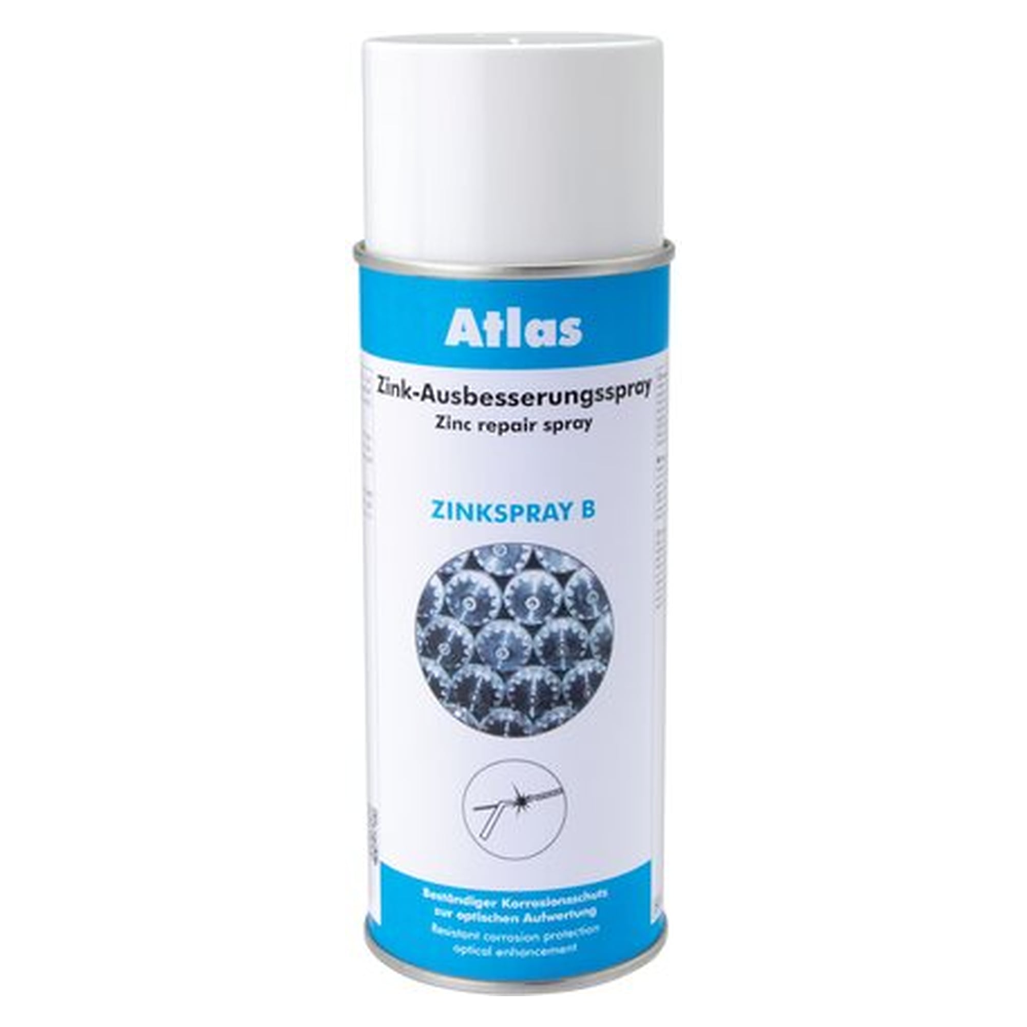 Zink-Ausbesserungsspray, 400 ml Spraydose, Schmierstoff für Wartung und Instandhaltung