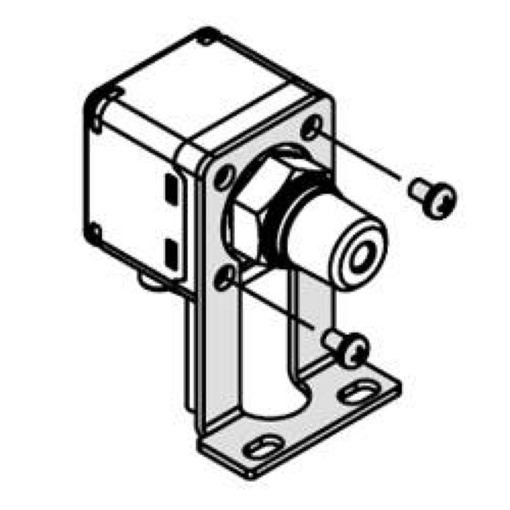 SMC ZS-24-D. Befestigungswinkel D