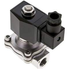 E.MC ZS-38-ES-12V. 2/2-way SS solenoid valve G 3/8", 0-6/10 (DC/AC) bar, NC