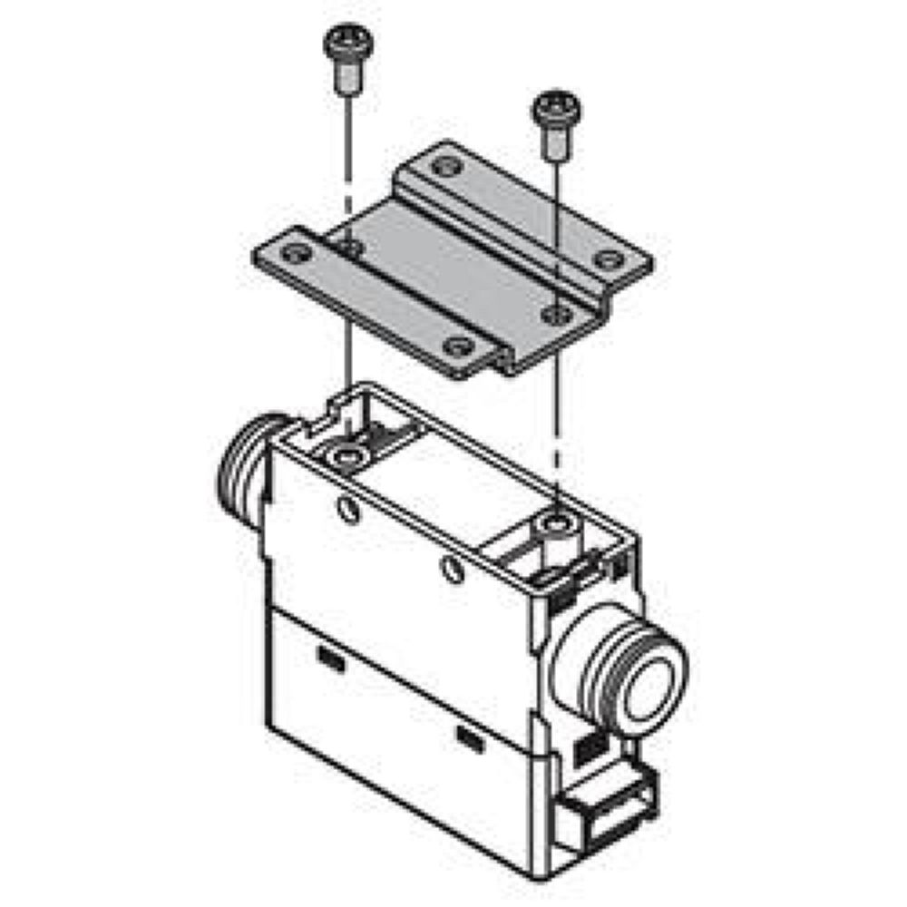 SMC ZS-33-J. Adapter für Schalttafelein