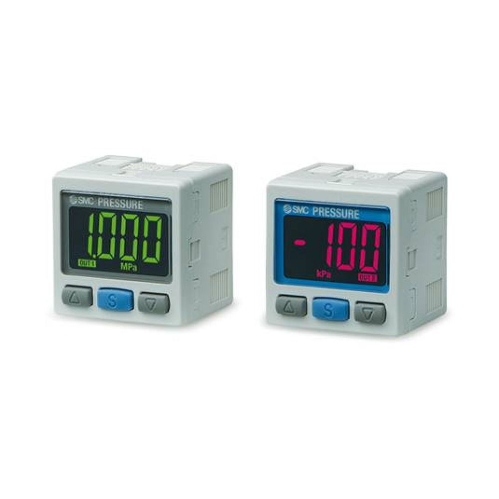 SMC ZSE30AF-01-F. ZSE30A, 2 Color Display High Precision Digital Pressure Switch for Vacuum