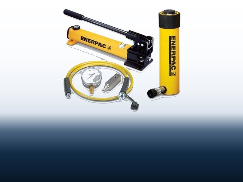 Enerpac Handpumpe mit Hydraulikzylinder