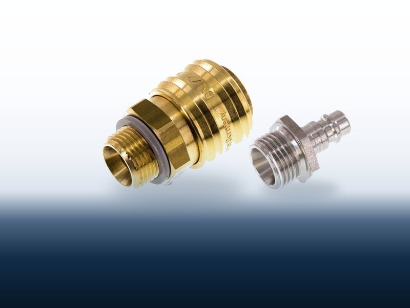 Schnellverschlusskupplung und Stecker NW 7,2